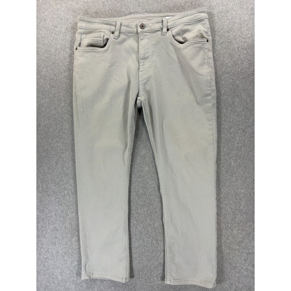 TPJ The Perfect Jean Slim Fit 5 Pocket Jeans (Men's 36x28) Gray